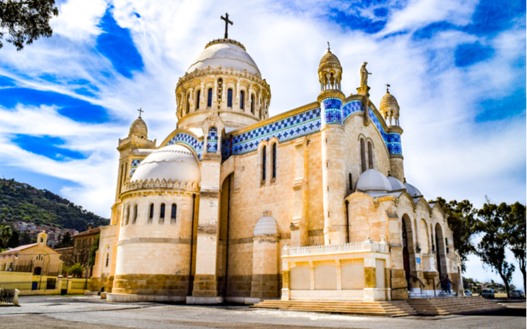 Famous Catholic Church [Notre Dame d'Afrique] - Algiers, Algeria