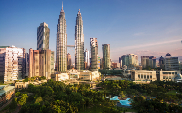 Petronas Towers of Kuala Lumpur