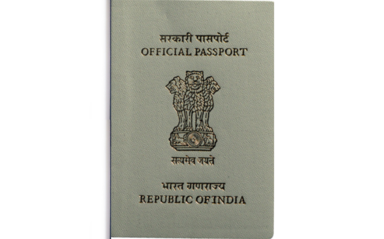 Indian Official Passport