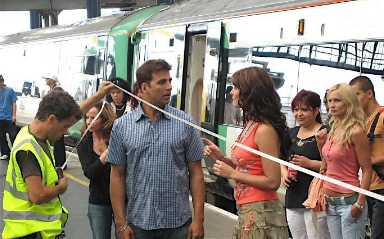 A still from Namastey London