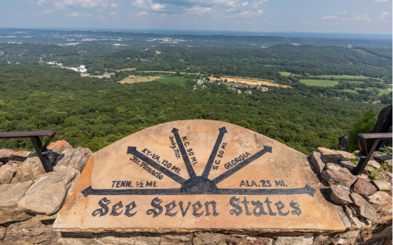 Seven States Monument, Lookout Mountain