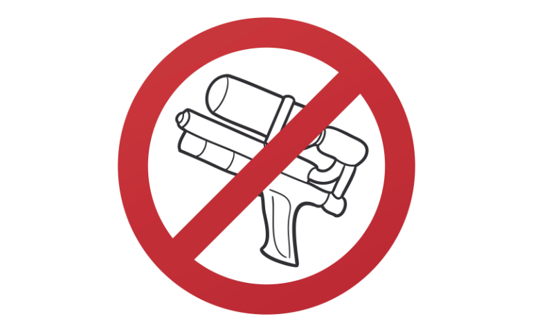 No water guns allowed for New Years Celebrations in Cambodia