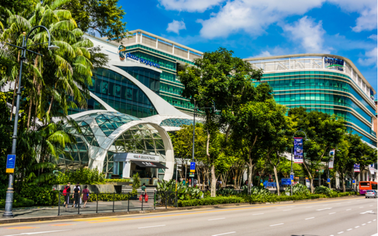 Plaza Singapura, one of the oldest shopping malls located along Orchard Road in Singapore