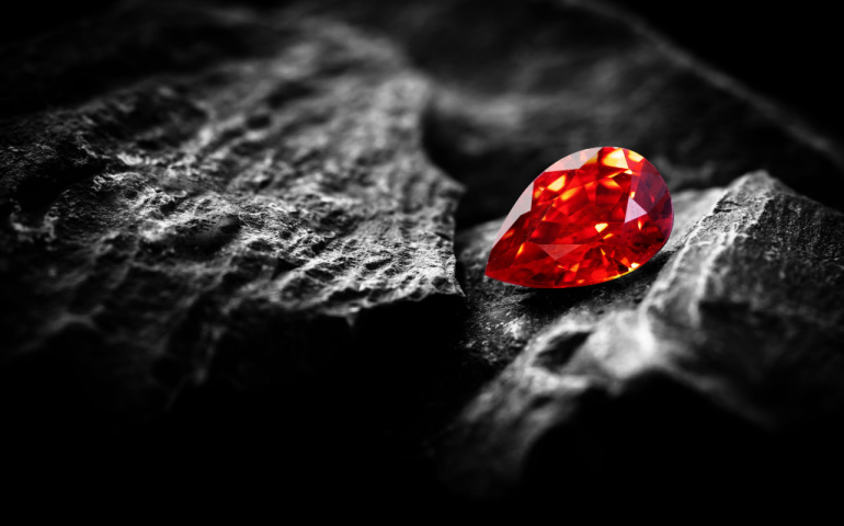 Red Ruby gemstone