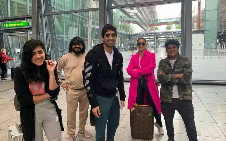 'Brahmastra' team was out on a tour to London 
