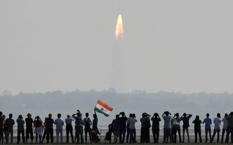 ISRO launched a record 104 satellites on a single rocket from Sriharikota in Andhra Pradesh.