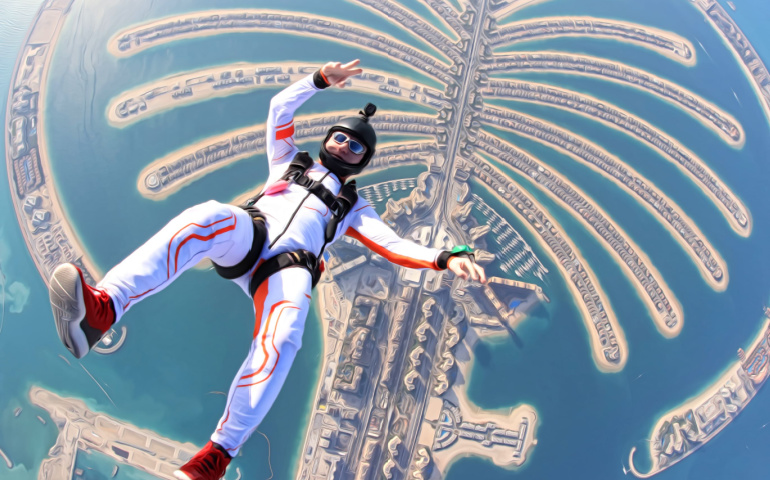 Skydiving in Palm Zone 