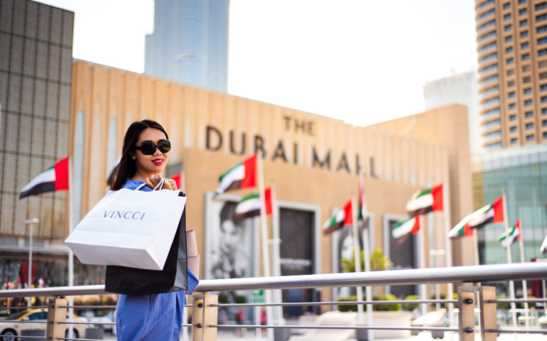 Shopping at Dubai mall