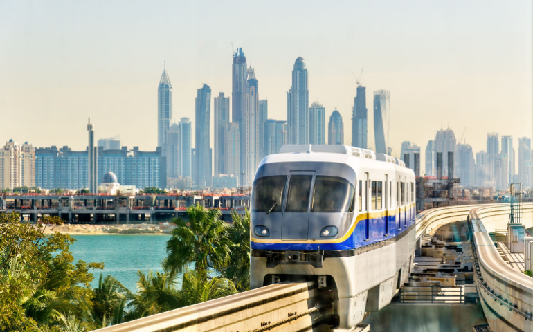 Monorail in Dubai