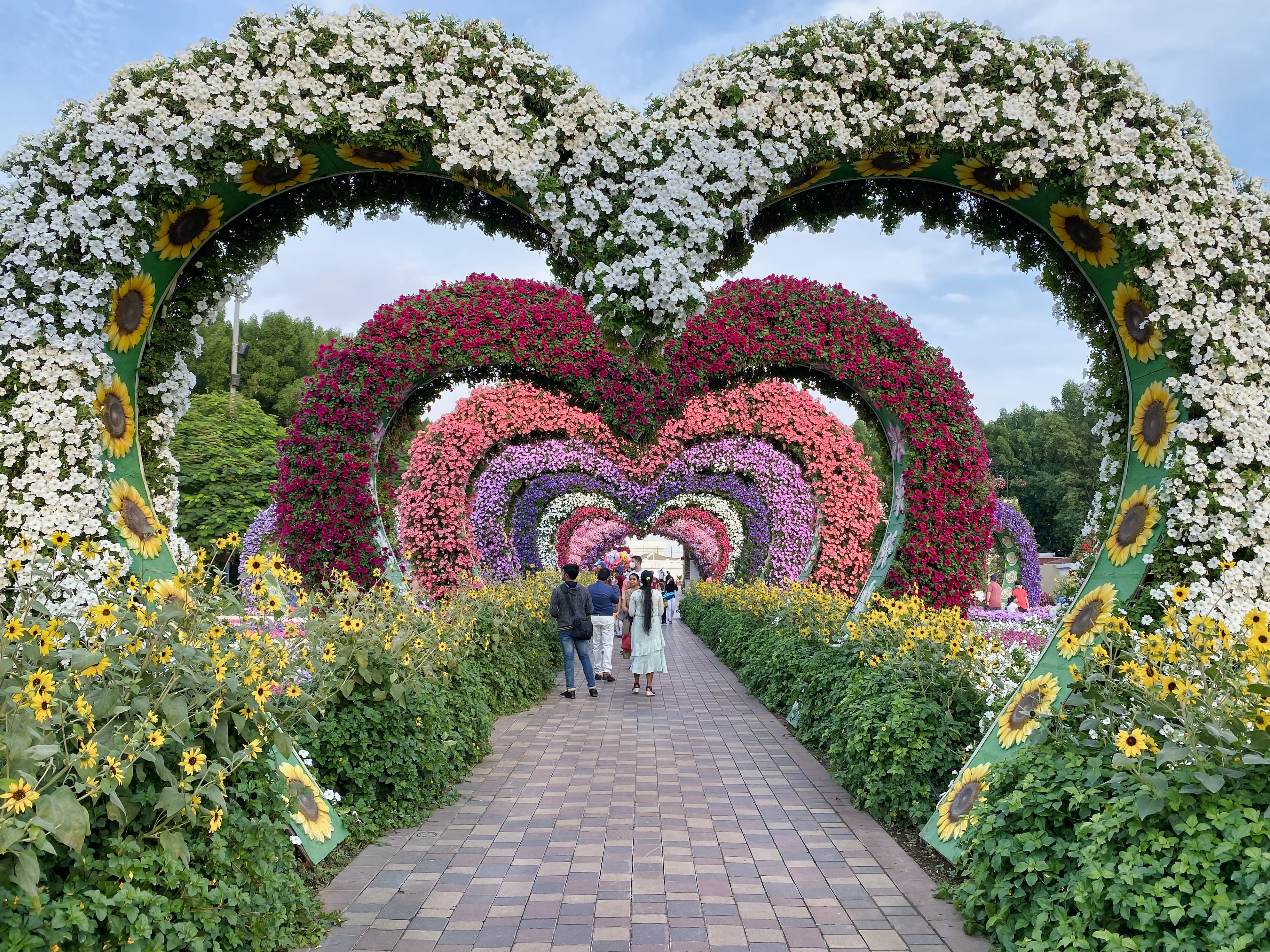 Heart Tunnel in Miracle Garden