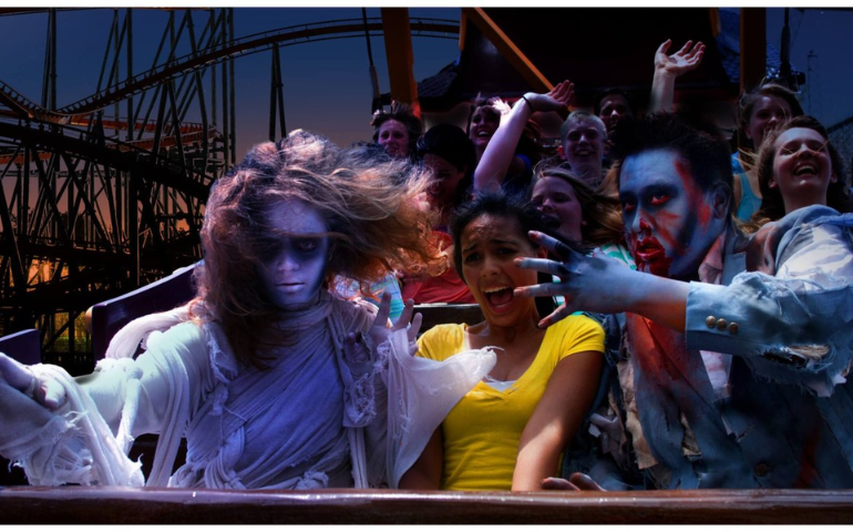 Interested in a roller coaster ride with the ghouls at the Six Flags, USA?