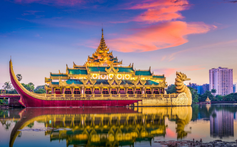  Myanmar at Karaweik Palace in Kandawgyi Royal Lake