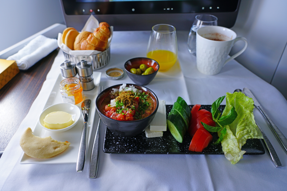 Best in flight meal- Qatar Airways