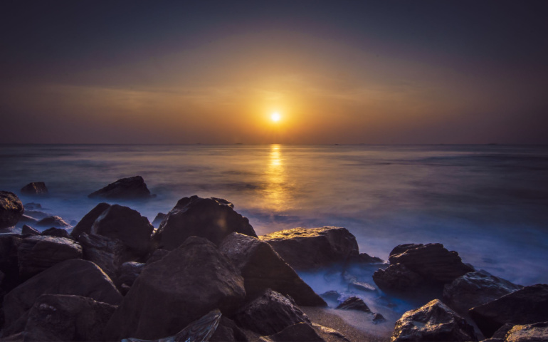 Sunrise at Rushikonda Beach