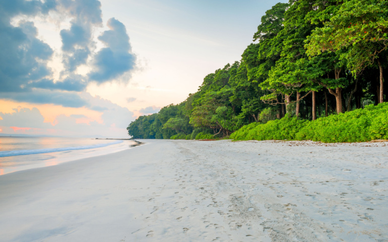 Radhanagar Beach is one of the cleanest beaches in Asia