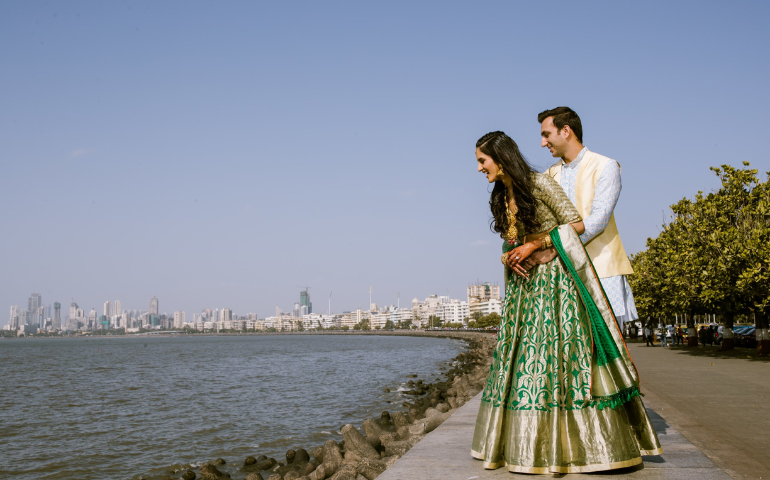 Pre-wedding photoshoot in Mumbai