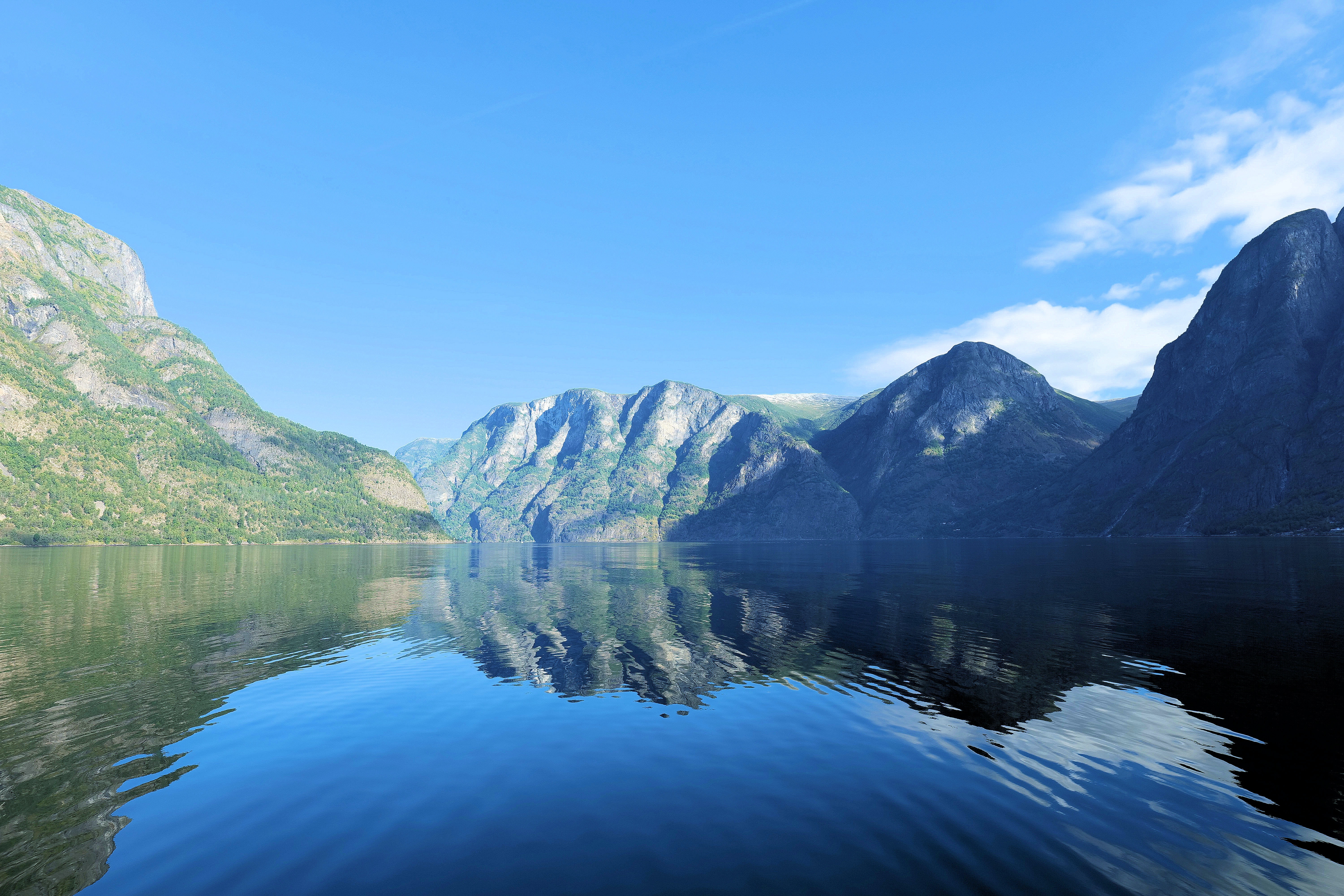 Fjords of Norway in daylight