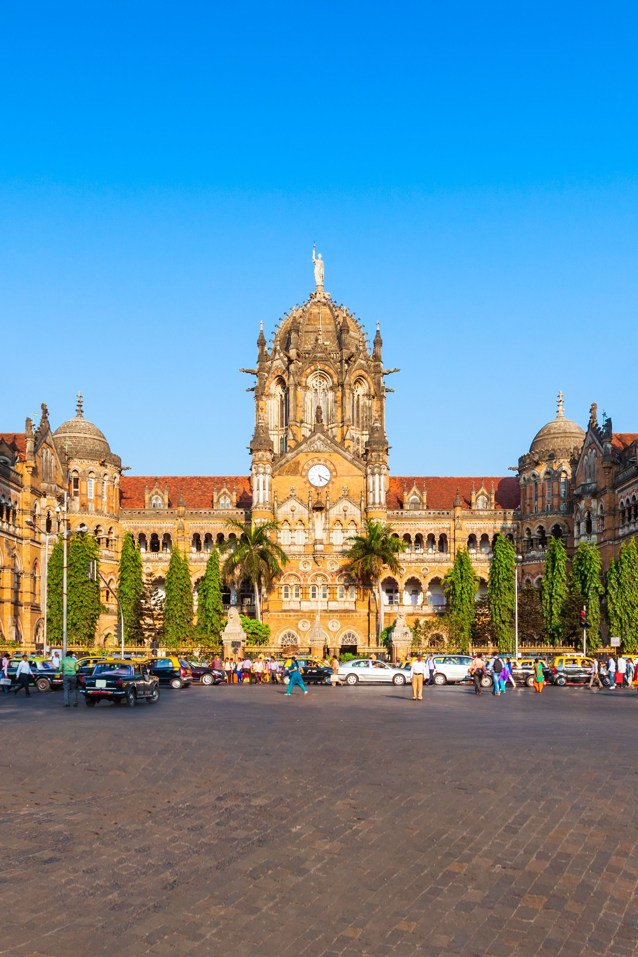 Chhatrapati Shivaji Maharaj Terminus or Victoria Terminus is a historic terminal train station and UNESCO World Heritage Site in Mumbai city, India
