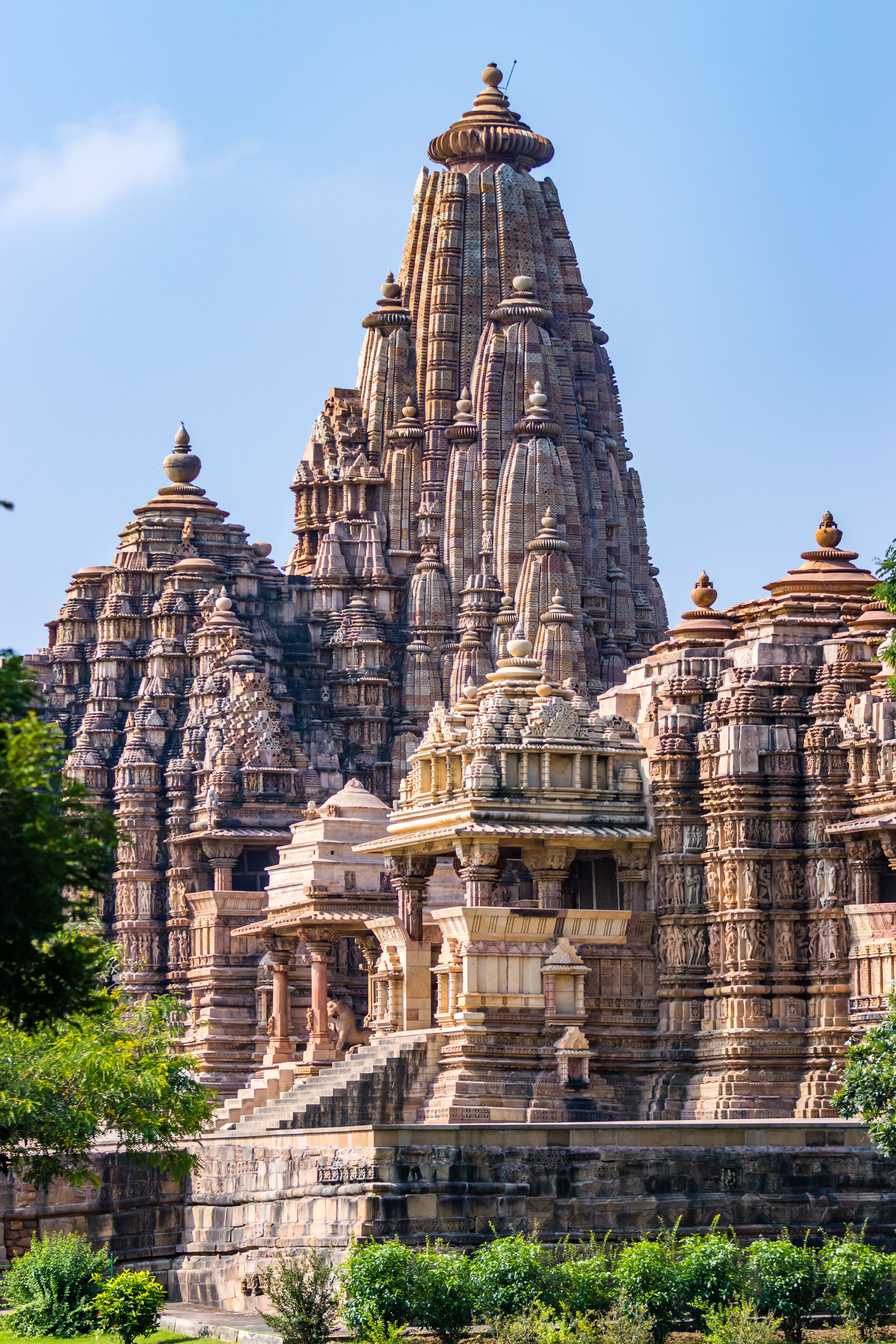 The Khajuraho Group of Monuments is a group of Hindu temples in Chhatarpur district, Madhya Pradesh, India 