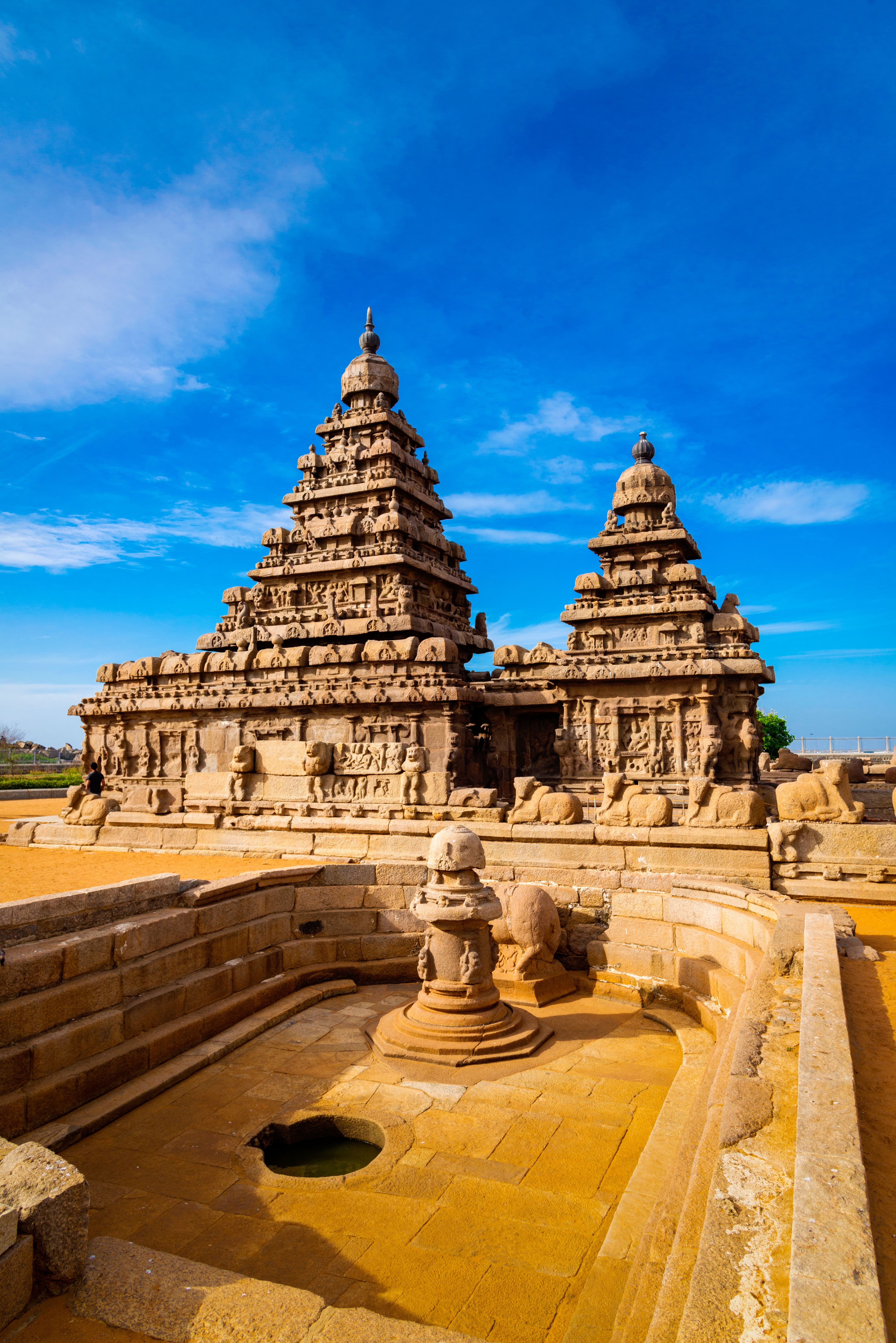 Shore temple, world heritage site in Mahabalipuram