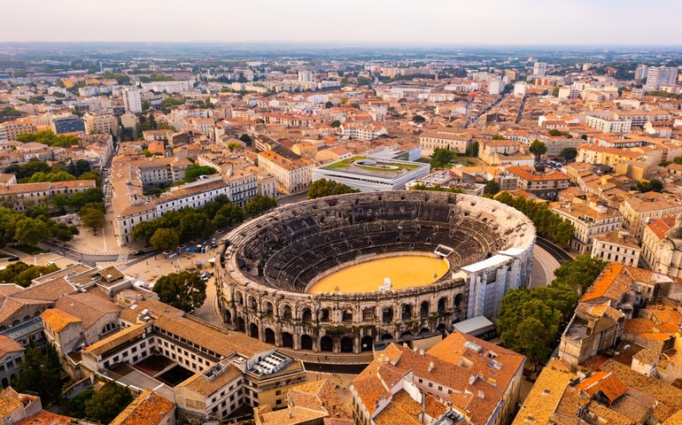 The French city of Nimes

