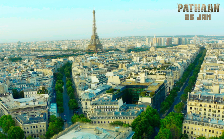 City of Paris as seen in Pathaan