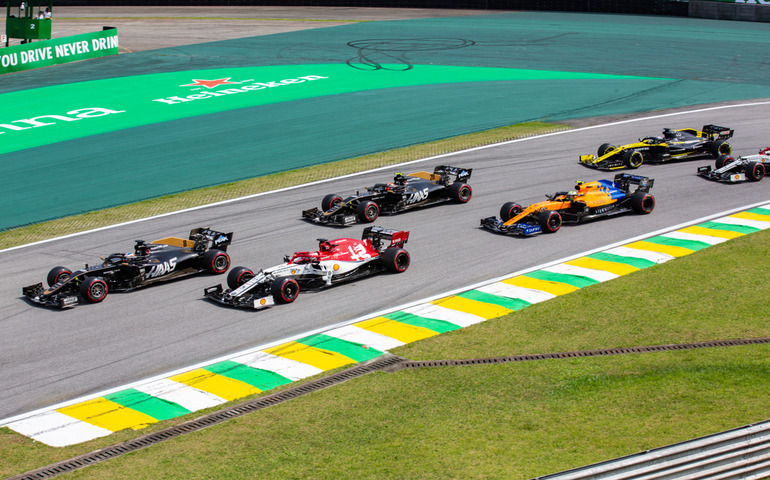 F1 Brazil Grand Prix at Interlagos Circuit
