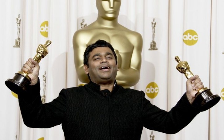 AR Rahman winning the Oscar