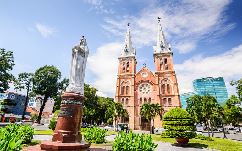 Notre-Dame Cathedral landmark in Ho Chi Minh City