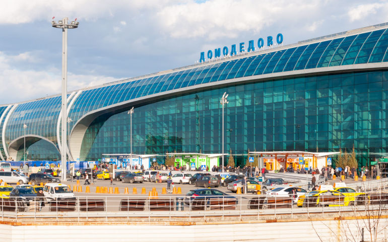 Domodedovo Airport in Moscow, Russia is Russia's largest airport and is one of twenty largest airports in Europe
