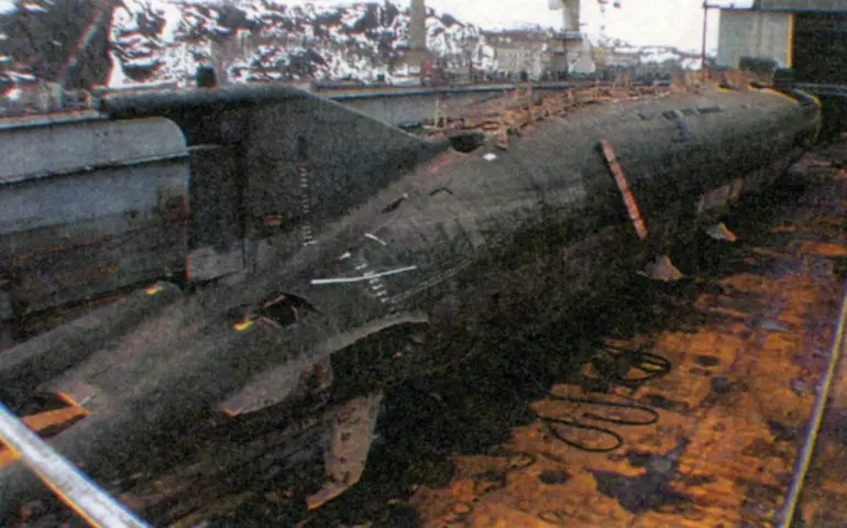 lost submarine- Kursk Submarine