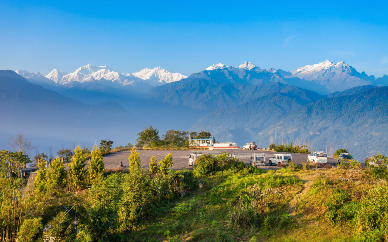 Kangchenjunga viewpoint in Pelling