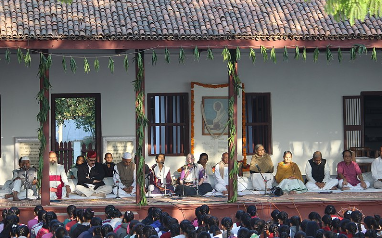  Prayer meet held at the Sabarmati Ashram on Mahatma Gandhi’s death anniversary