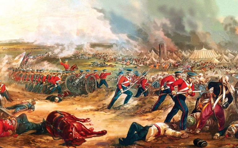  A painting depicting ‘India’s First War of Independence’