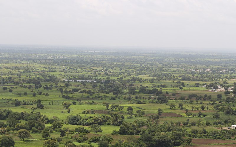 View from Ananthagiri Hill Point