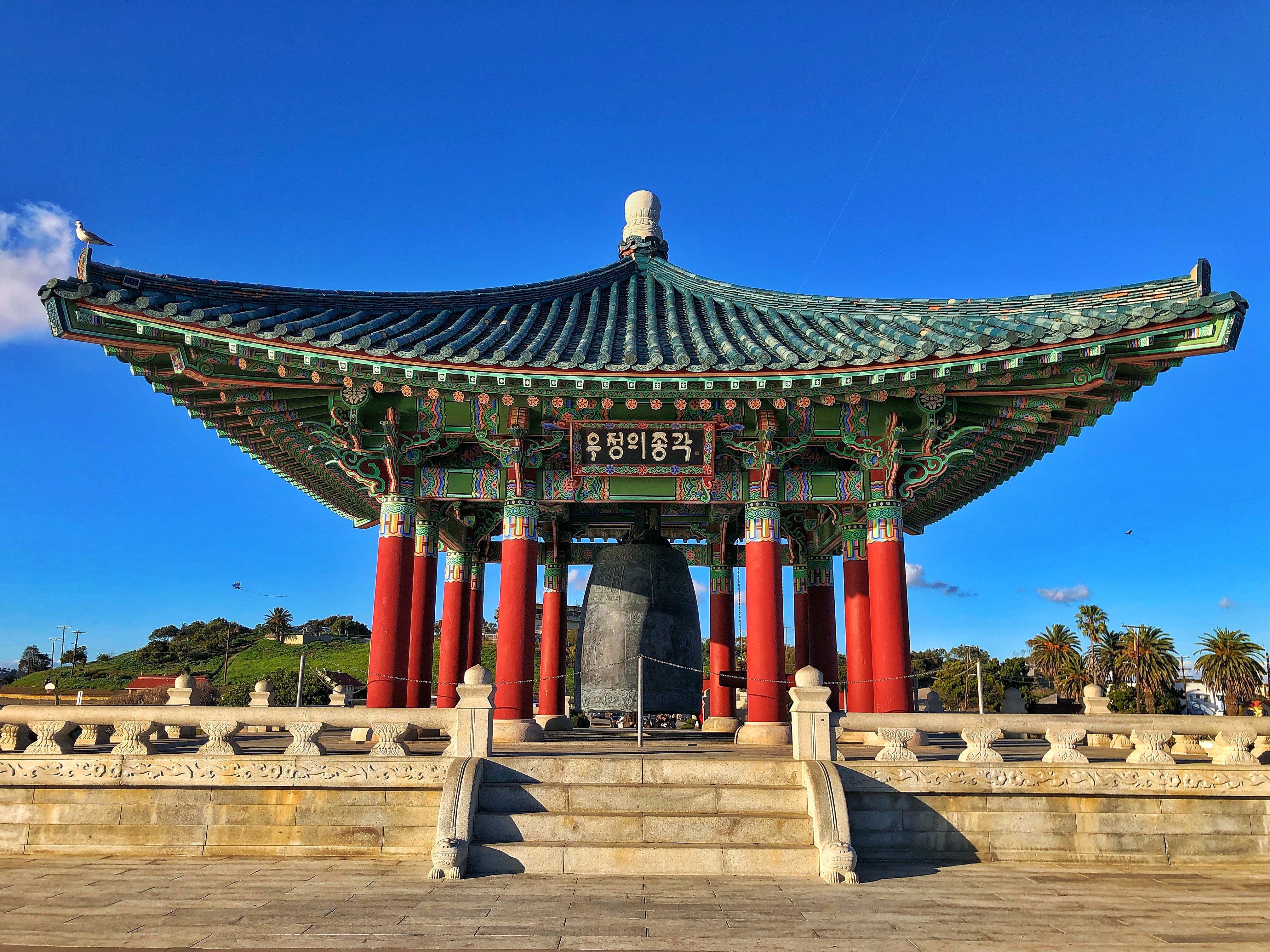  Korean Bell of Friendship in Stone Pavillion