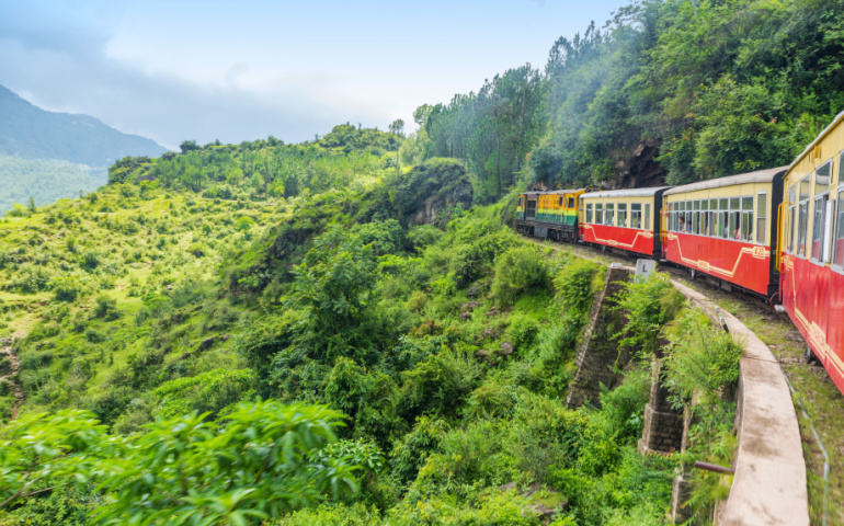 Toy train Kalka-Shimla route, Himachal Pradesh