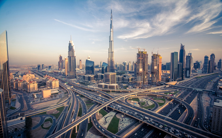 Dubai skyline- long weekend holidays in 2024