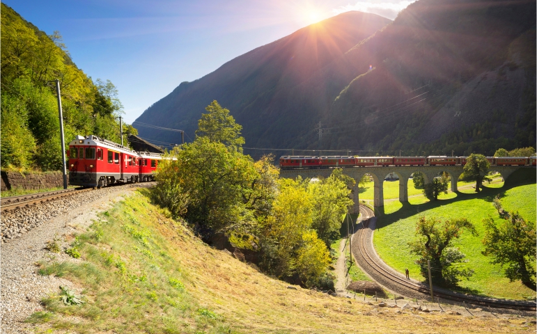 Bernina Express Train