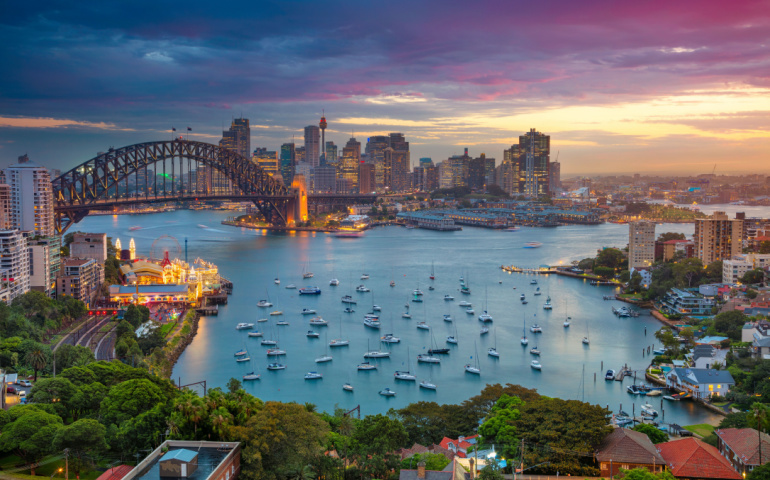 Sydney Harbour Bridge and Cityscape
