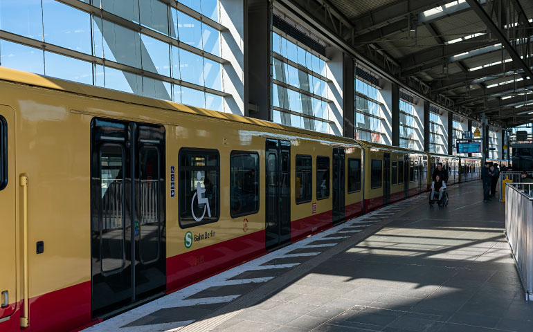S-bahn in Berlin are wheelchair accessible