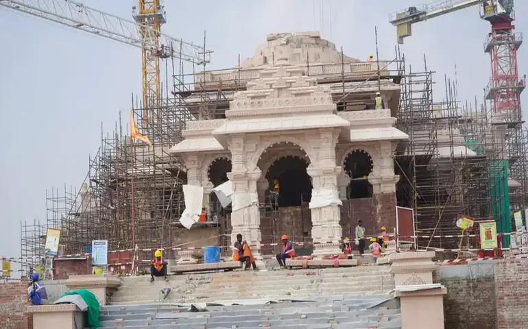 Under construction Ram temple