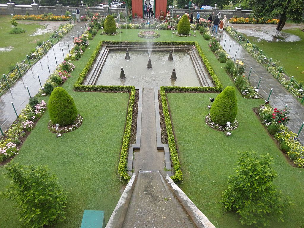 Nishat Bagh, nicknamed the Garden of Bliss