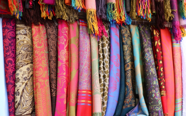 Shop for the famous Pashmina shawls in Kashmir. 