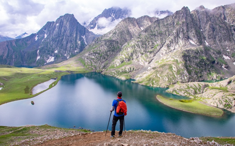 Alpine lakes of Kashmir Valley, India.
