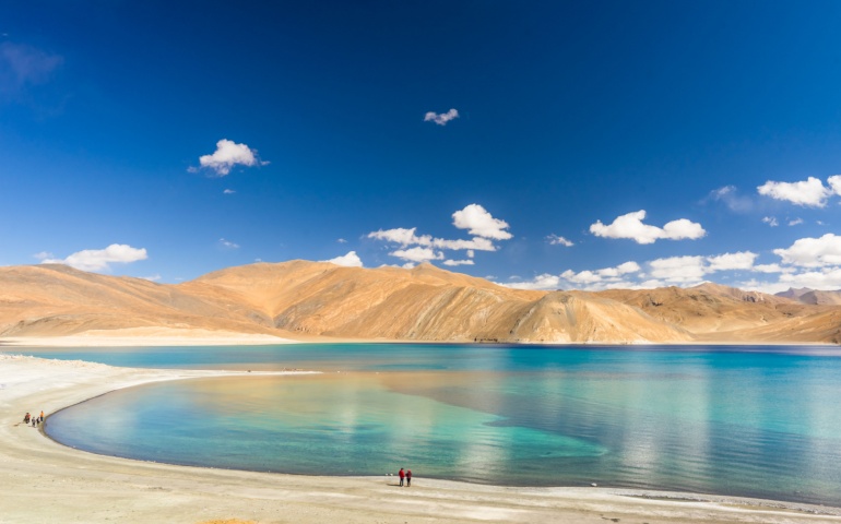 The beautiful lake in Ladakh