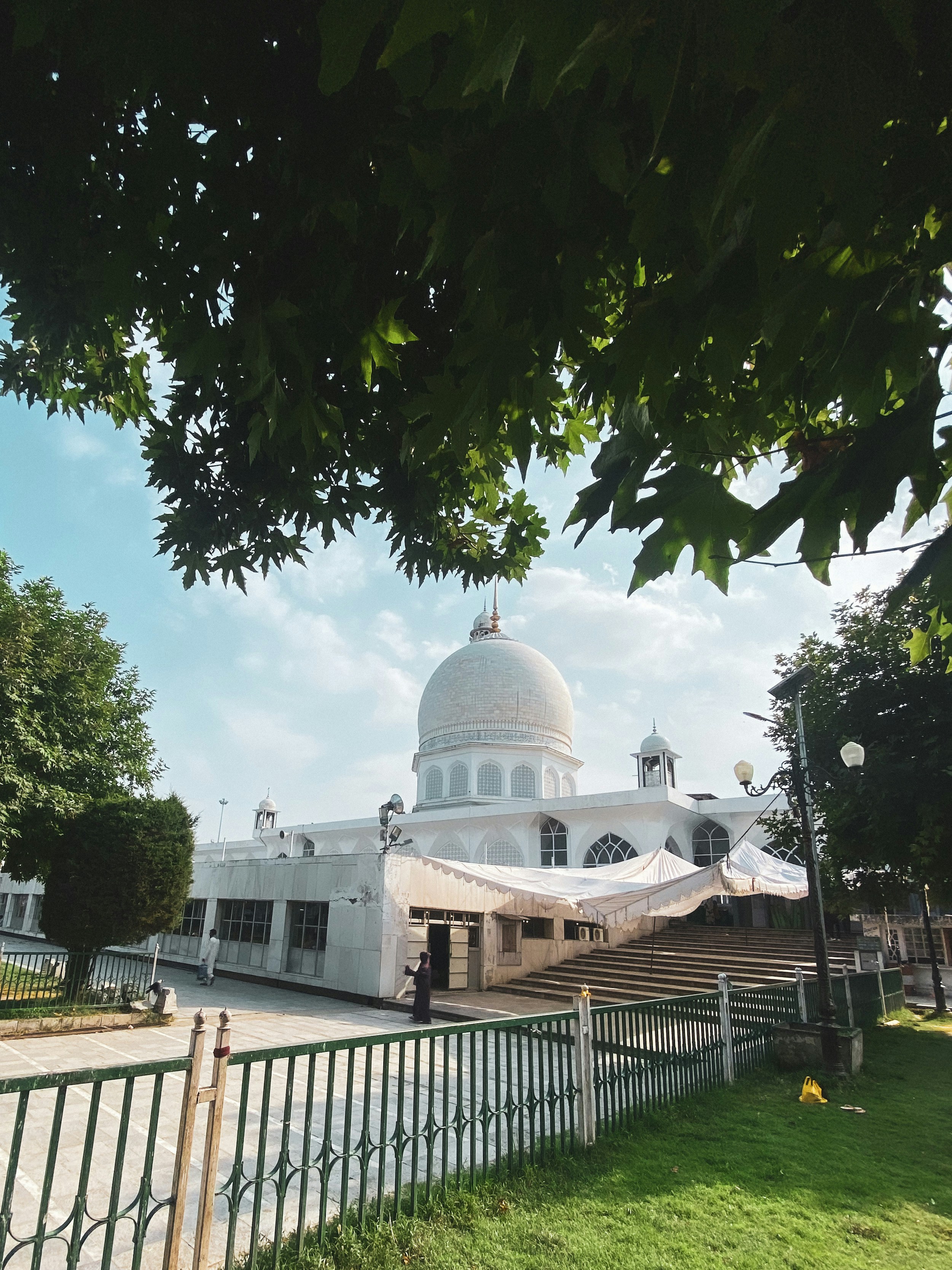 Hazratbal Shrine, one of the top tourist spots in Srinagar.