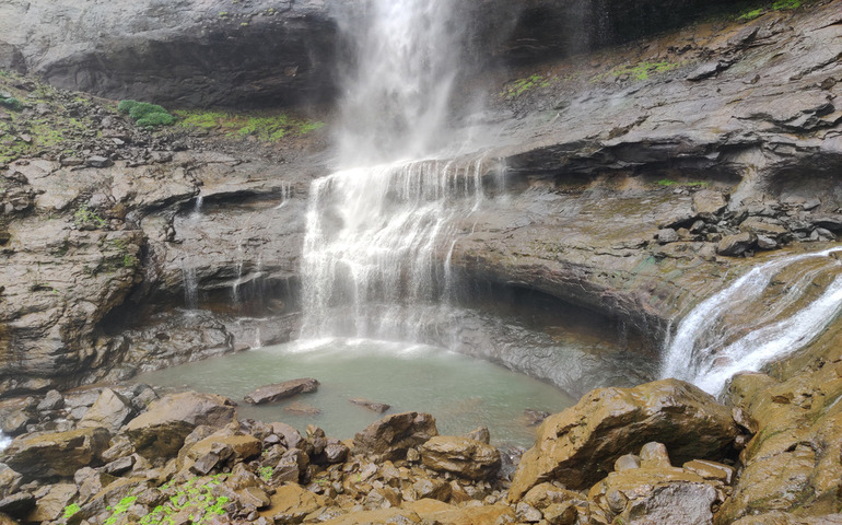 Avoid Swimming in Waterfall Pools