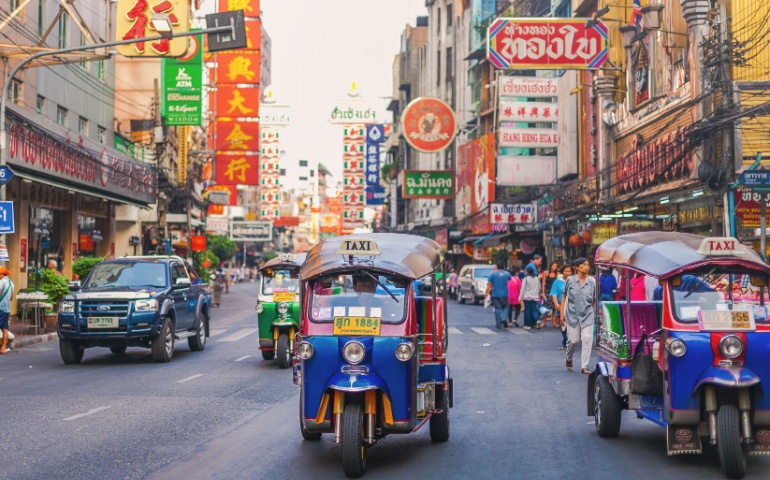 Tuk Tuks in Chinatown