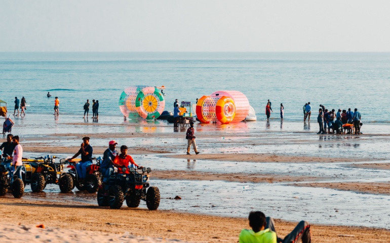 ATV bikes at Mandvi Beach